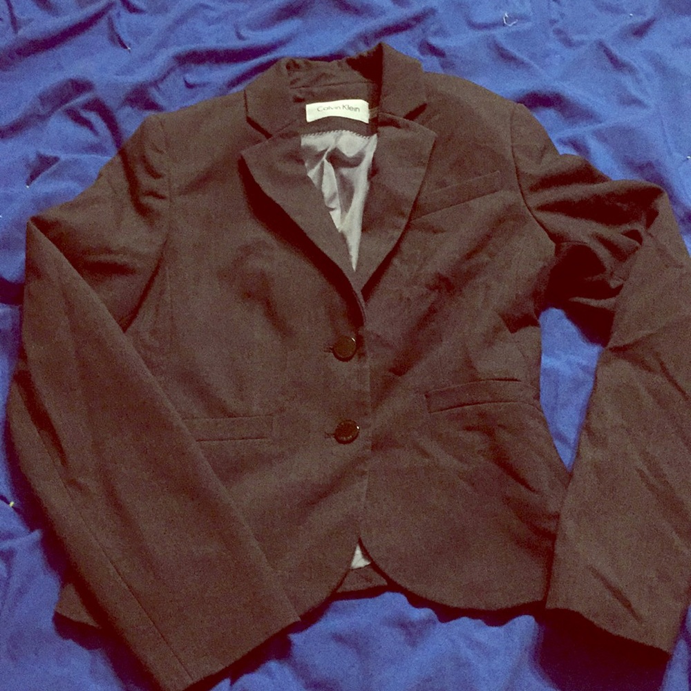 Women's dark grey blazer
